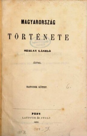 Magyarország' története, 6