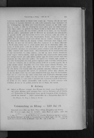 Versammlung zu Elbing. - 1439 Jul. 24.