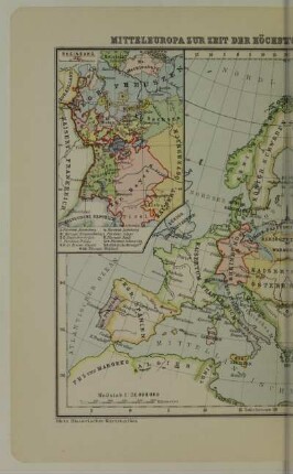 Mitteleuropa zur Zeit der höchsten Machtentfaltung Frankreichs 1812