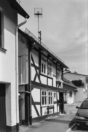 Wohnhaus (Wohnhaus, Fachwerk); Frankenberg, Bergstraße 8