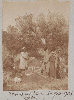 Derwisch und Frauen ebenda [Bayt Mahsir]. 24. Februar 1906