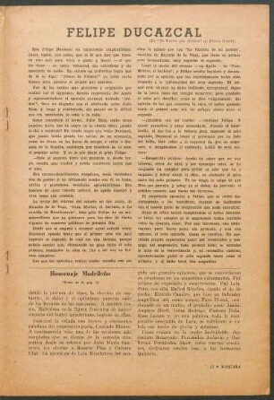 Felipe Ducazcal : (De "El teatro por dentro" de Flores García)