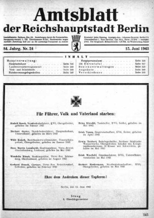 1943,24: Nr. 24, 15. Juni 1943