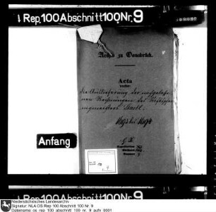 Auslieferung der nachgelassenen Rechnungen des Stiftspfennigmeisters Staell