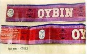 Banderole für Wolle "Oybin"