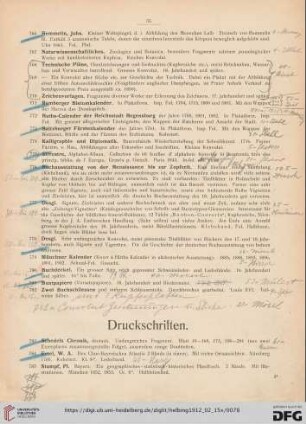 Druckschriften (Nr. 783-1132)