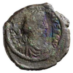 Münze, 16 Nummi, 542 - 547