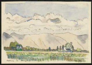 Skizzen: Landschaft bei Pomigliano