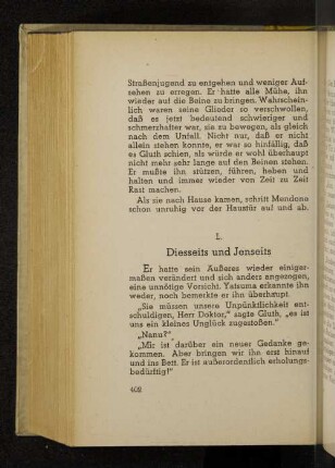 L. Diesseits und Jenseits