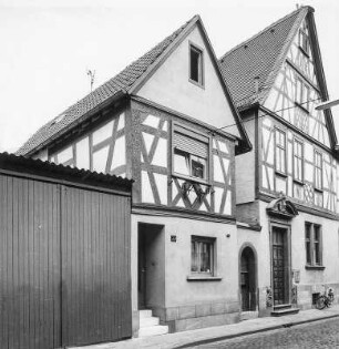 Fachwerkwohnhaus; Seligenstadt, Steinheimer Straße 22