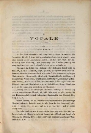 Die Augsburger Mundart : Gruß an die Germanisten bei der XXI. Versammlung deutscher Philologen zu Augsburg