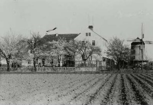 Gohliser Windmühle : Restaurant "Zur Gohliser Windmühle" und Gohliser Windmühle (1828)
