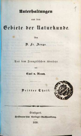 Unterhaltungen aus dem Gebiete der Naturkunde, 3