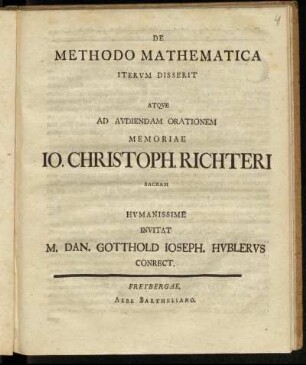 2: De Methodo Mathematica Itervm Disserit.