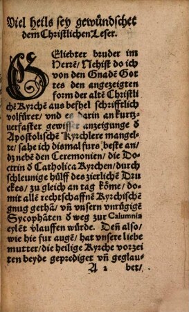 Wie vnd was die Kyrch Jesu Christi vorzeiten geleret vnd geglaubet hat
