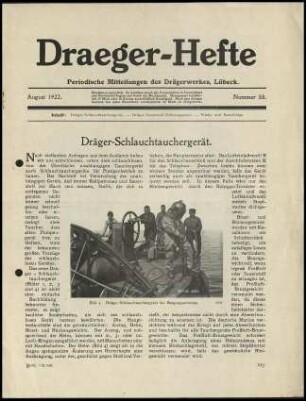 Anlage III. Drägerheft