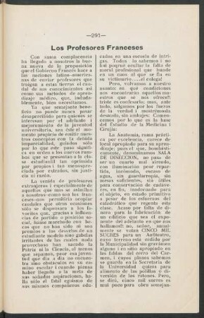 Los Profesores Franceses