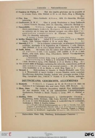 Deutschland, Geschichte, Allgemeines (Nr. 52-78)
