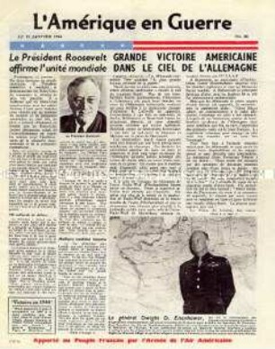 US-Amerikanisches Nachrichtenblatt für die Bevölkerung im besetzten Frankreich