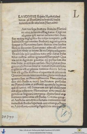 Vita beati Hieronimi