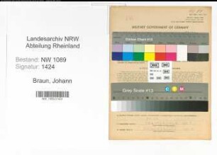 Entnazifizierung Johann Braun , geb. 21.12.1909 (Unterbrandmeister)