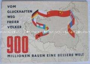 Propagandaschrift der DDR für die Ausbreitung des Sozialismus in der Welt