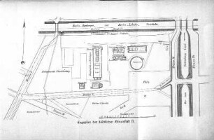 Lageplan der städtischen Gasanstalt II