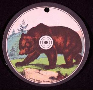 Schießscheibe Bär (Förster/Zeitz)