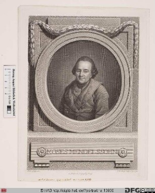 Bildnis Moses Mendelssohn