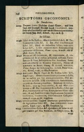 146-163, Scriptores oeconomici - Scriptores arithmetici