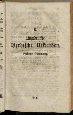 II. Ungedruckte Verdische Urkunden. Siebente Sammlung.