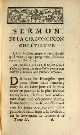 Sermons de Mr. l'Abbé Anselme, 2. Sermons Sur Divers Sujets