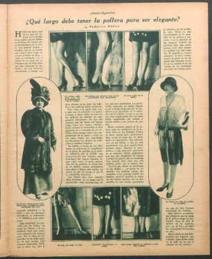 ¿Qué largo debe tener la pollera para ser elegante?