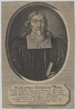Bildnis des Iohannes Heinricvs Born