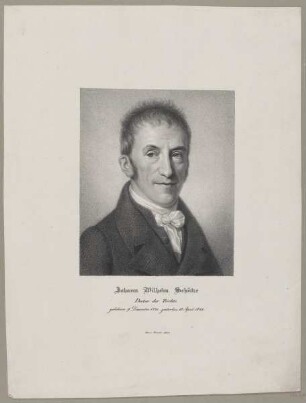 Bildnis des Johann Wilhelm Schütze