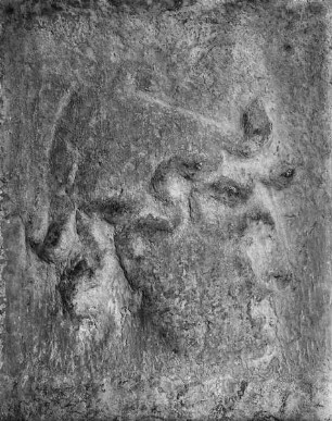 Bacchus-Altar, Detail: Kopf mit Phrygischer Mütze