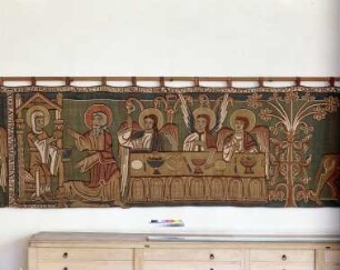 Abraham-Engel-Teppich — Abrahams Gastmahl