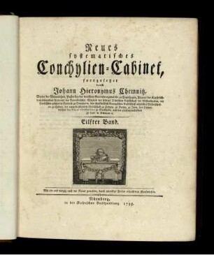 Bd. 11: Neues systematisches Conchylien-Cabinet. Bd. 11