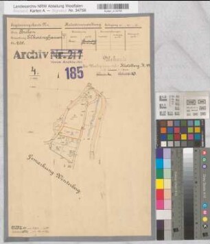 Küstelberg (Medebach), Umlegung Küstelberg, Ergänzungskarte Elkeringhausen Flur 4