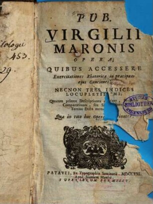 Pub. Virgilii Maronis Opera