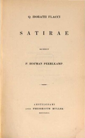 Satirae