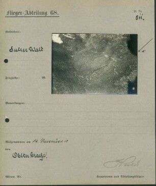 Foto des Sulzer Waldes (Luftbild)