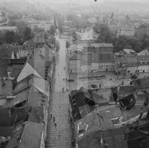 Jakobsstraße in Naumburg : Blickrichtung Osten zum Holzmarkt