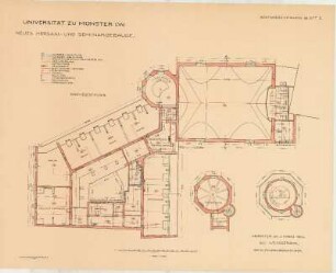 Hörsaal- und Seminargebäude der Universität Münster: Blatt 5, Dachgeschoß