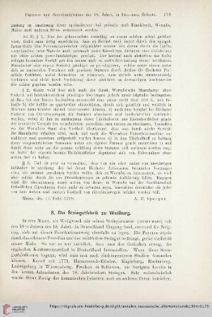 8. Die Steingutfabrik zu Weilburg