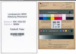 Entnazifizierung Peter Feldhoff, geb. 09.07.1899 (Lehrer)