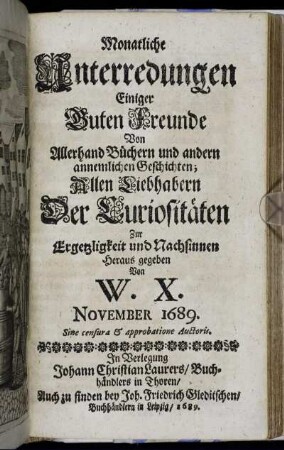 November 1689.