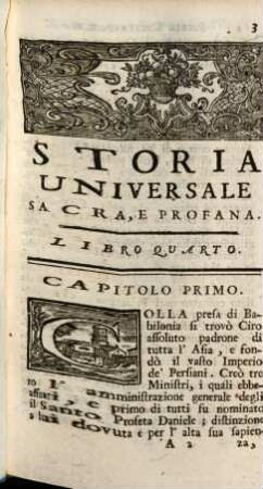 Storia Universale Sacra, E Profana, 2