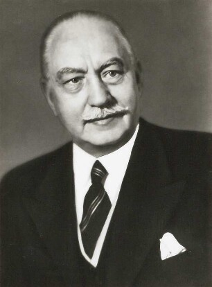 Portrait des Operettenkomponisten Paul Lincke
