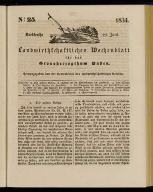No 25. 20. Juni. 1834